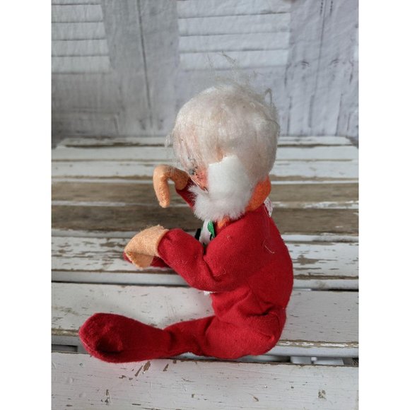 Vintage Annlee Santa 1987 red small - Picture 2 of 6